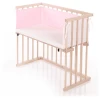 Dreamgood Beistellbett Natur Inkl. Matratze Prime Und Nestchen Rose / Weiß -Babyartikel Geschäft dreamgood beistellbett natur inkl matratze prime und nestchen rose weiss a216681