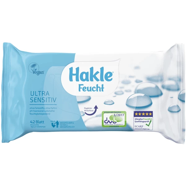 Hakle Feuchttücher Ultra Sensitive, 42 Blatt 3 Hakle Feuchttücher Ultra Sensitive, 42 Blatt