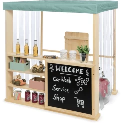 MUDDY BUDDY® Outdoor Tankstelle "Bubble Catcher", Natur - Salbeigrün