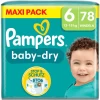Pampers® Pampers Baby-Dry Windeln, Gr. 6, 13-18 Kg, Maxi Pack (1 X 78 Windeln) -Babyartikel Geschäft pampers baby dry windeln gr 6 13 18 kg maxi pack 1 x 78 windeln a413096