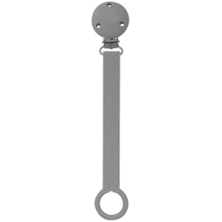 The Cotton Cloud Schnullerkette Scallop Aus Silikon, Graphite